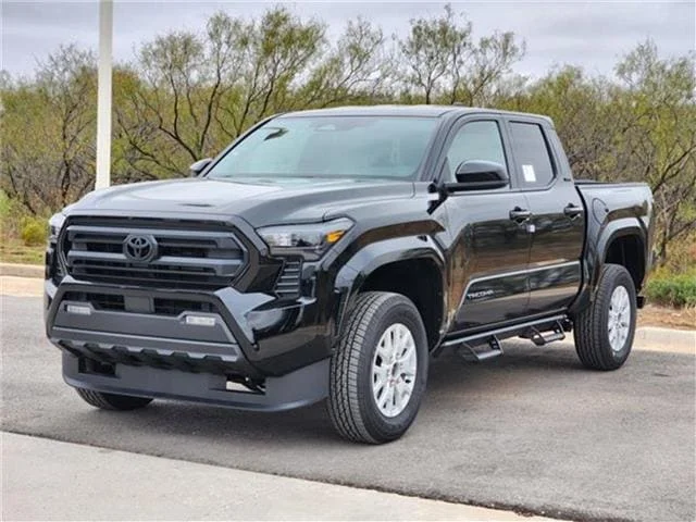 New 2025 Black Toyota SR5 4x4 Double Cab 5 ft. box image 2