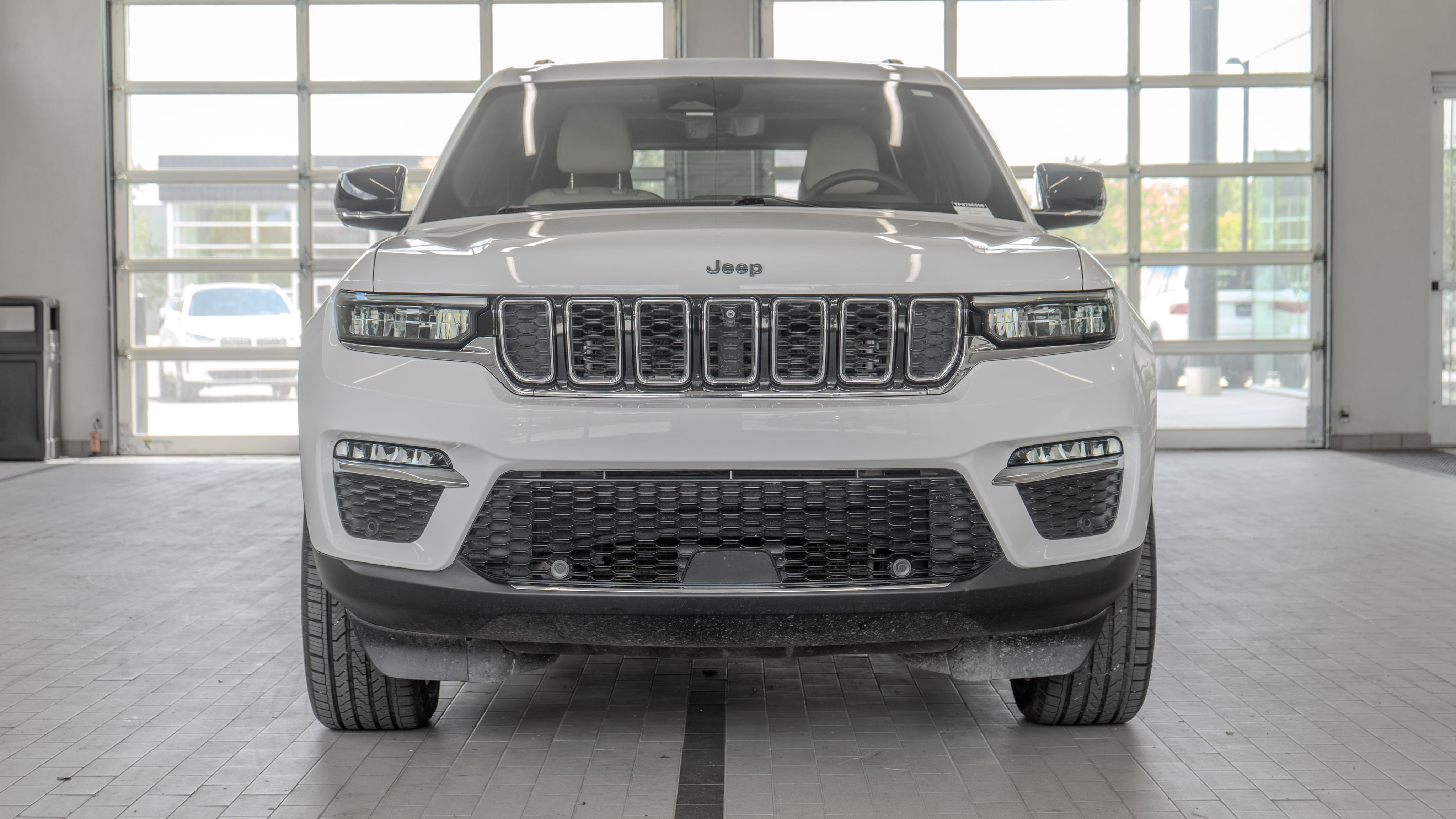 Used 2023 Bright White Clearcoat Jeep 4xe image 11