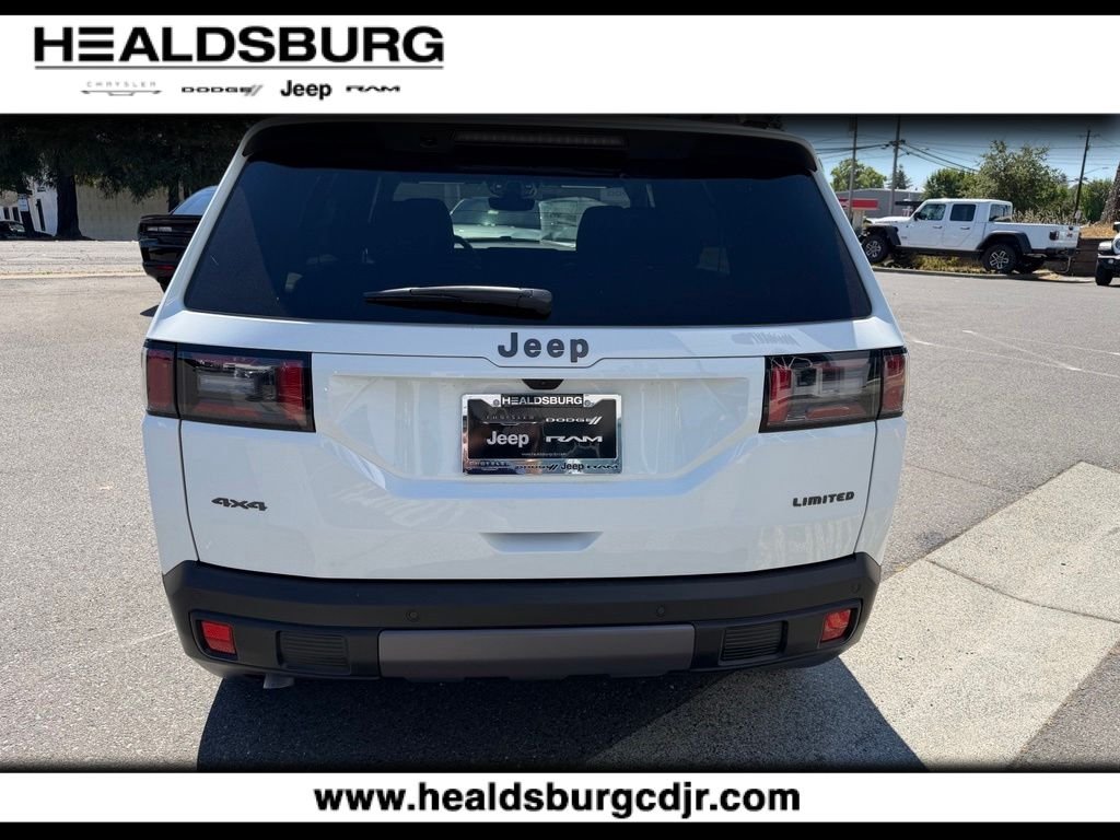 New 2026 Bright White Clear-Coat Exterior Paint Jeep Limited image 4