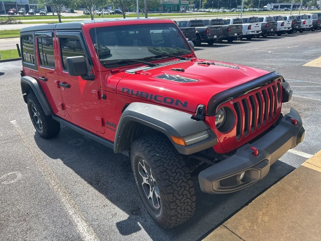 Used 2021 Firecracker Red Clearcoat Jeep Unlimited Rubicon image 9