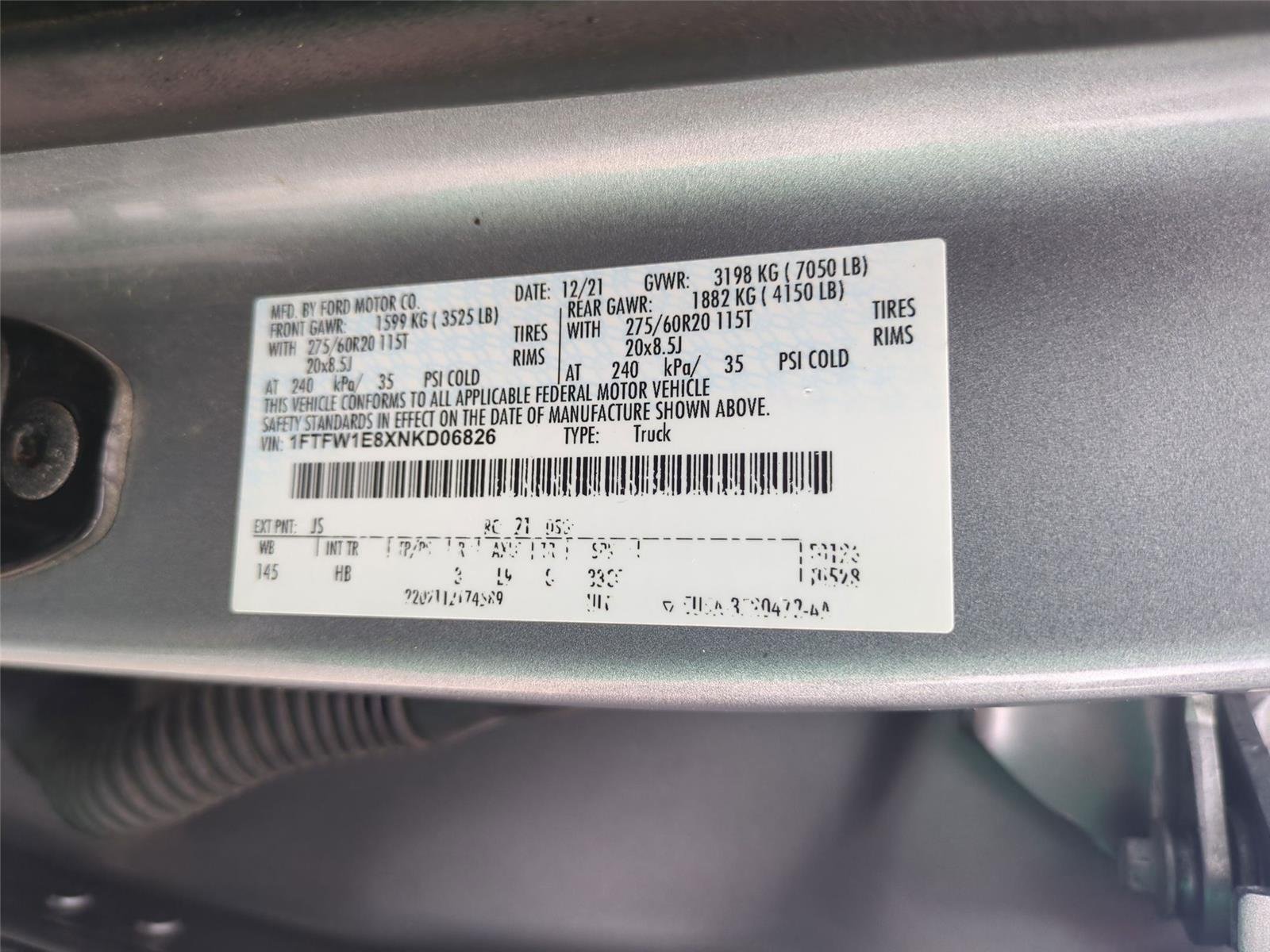 Used 2022 Iconic Silver Ford LARIAT image 41