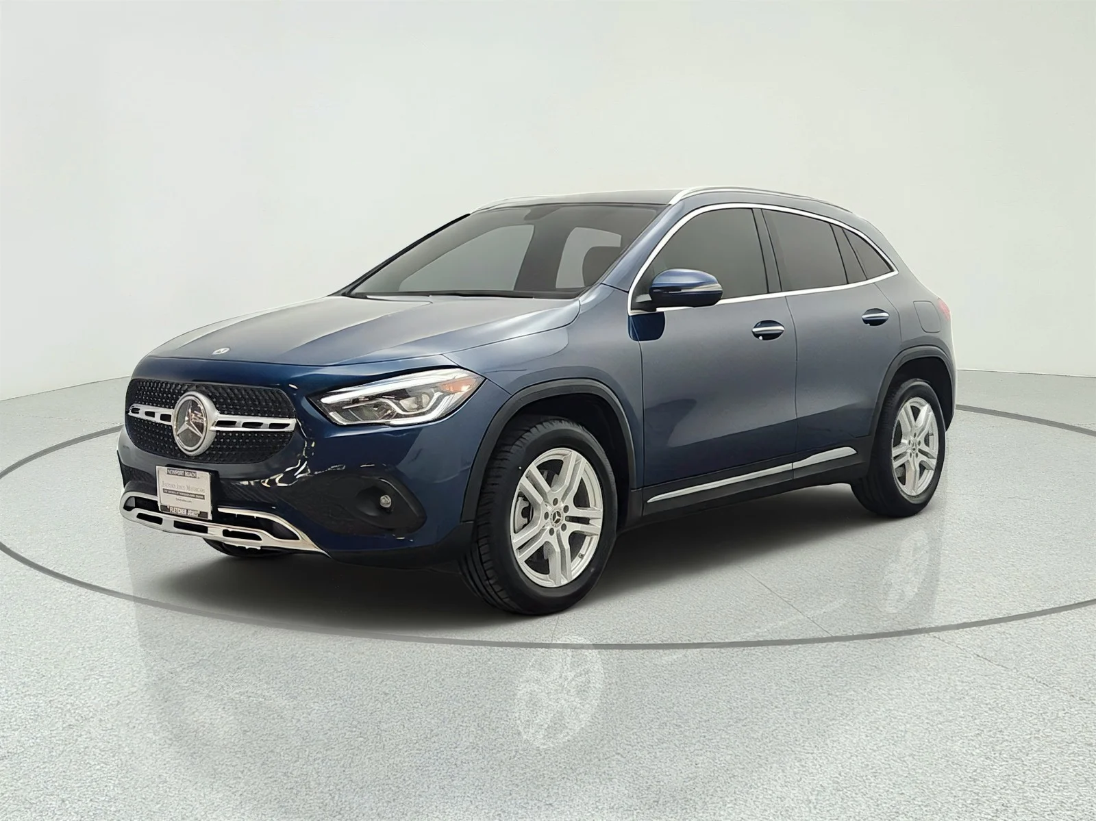 Used 2021 Denim Blue Metallic Mercedes-Benz GLA 250 SUV image 1