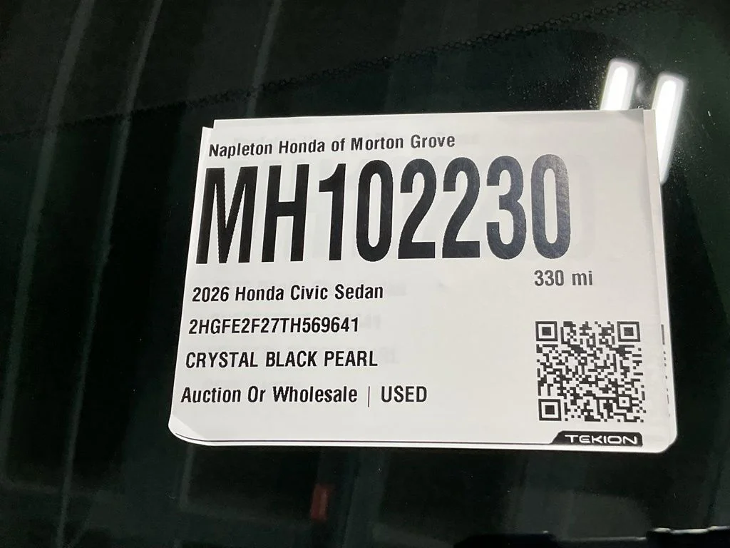 Certified Used 2026 Crystal Black Pearl Honda 2WD LX image 34
