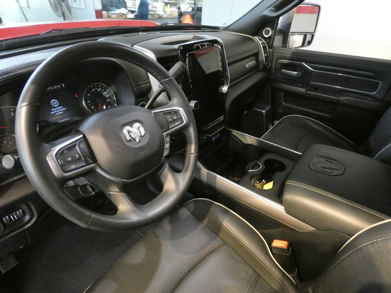 Used 2024 FLAME RED CLEARCO Ram Laramie Crew Cab 6