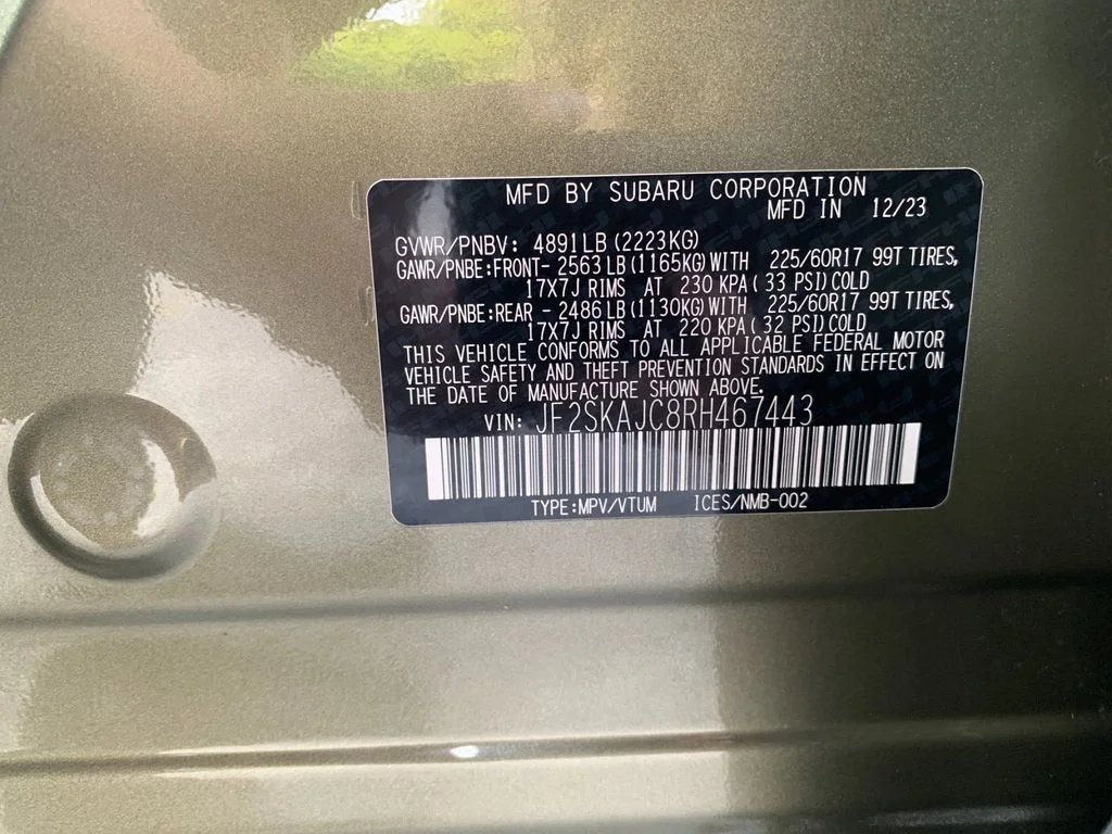 Used 2024 Brown Subaru Wilderness image 36