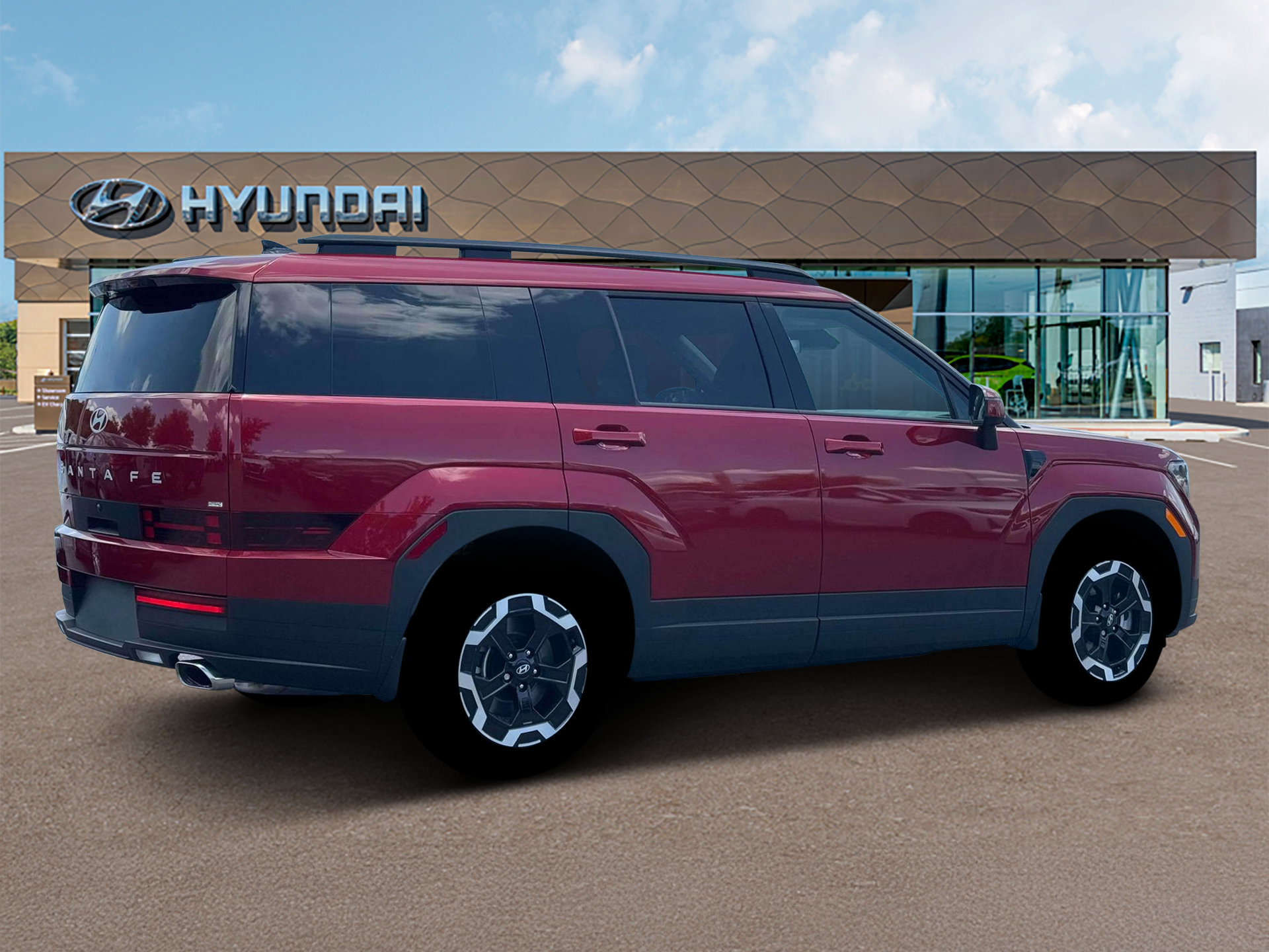 New 2026 Red Hyundai SEL AWD image 8