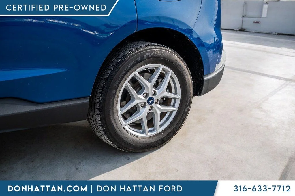 Certified Used 2022 Blue Ford SEL image 35