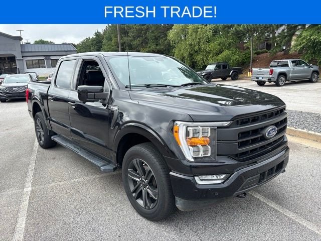 Used 2022 Agate Black Metallic Ford Lariat image 1