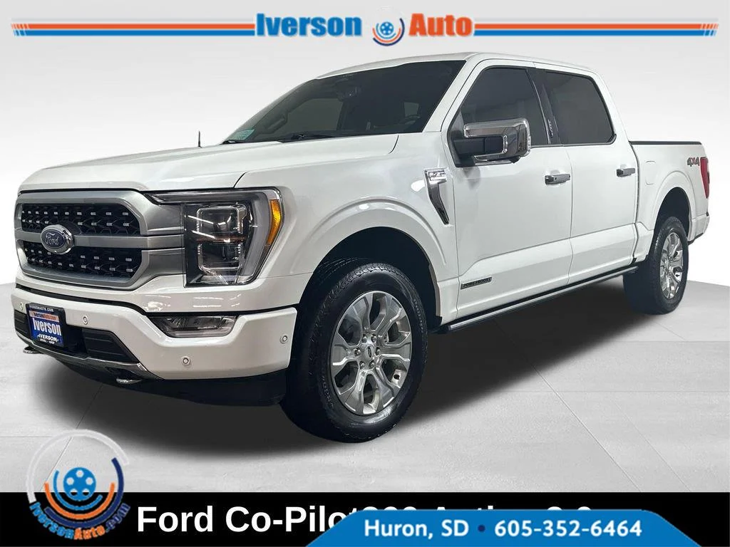 Used 2022 Star White Metallic Tri-Coat Ford Platinum image 6