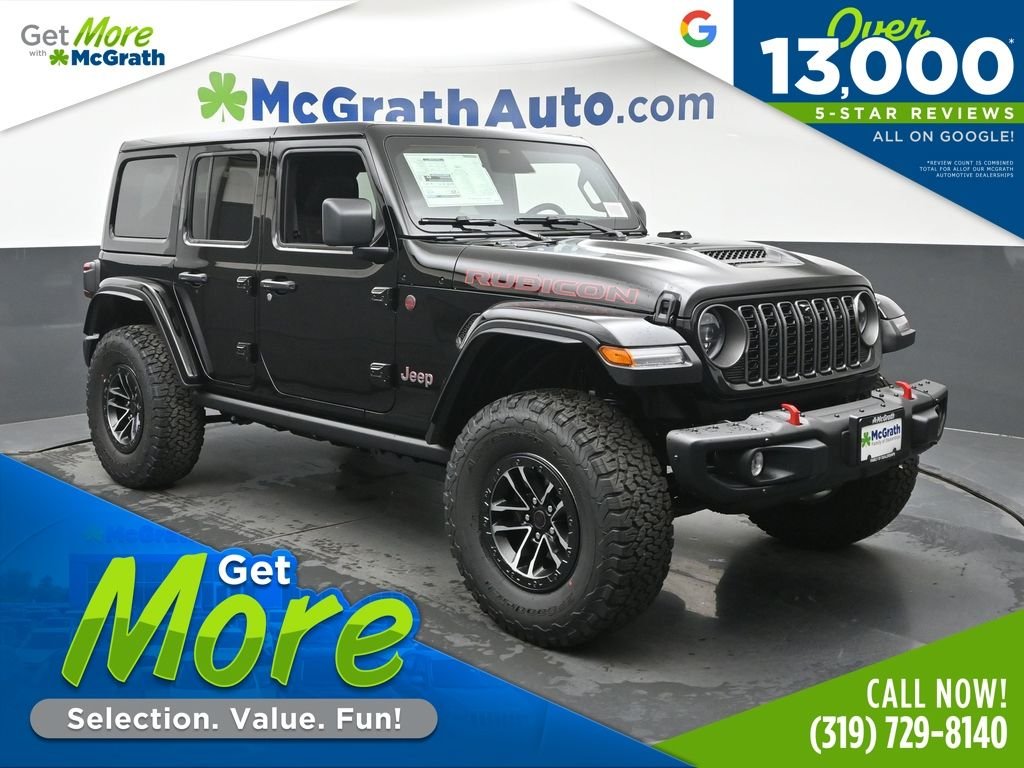 New 2026 Black Clear-Coat Exterior Paint Jeep Rubicon X image 1