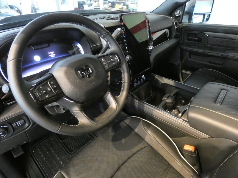 New 2026 Diamond Black Crystal Pearlcoat RAM Limited Mega Cab 6