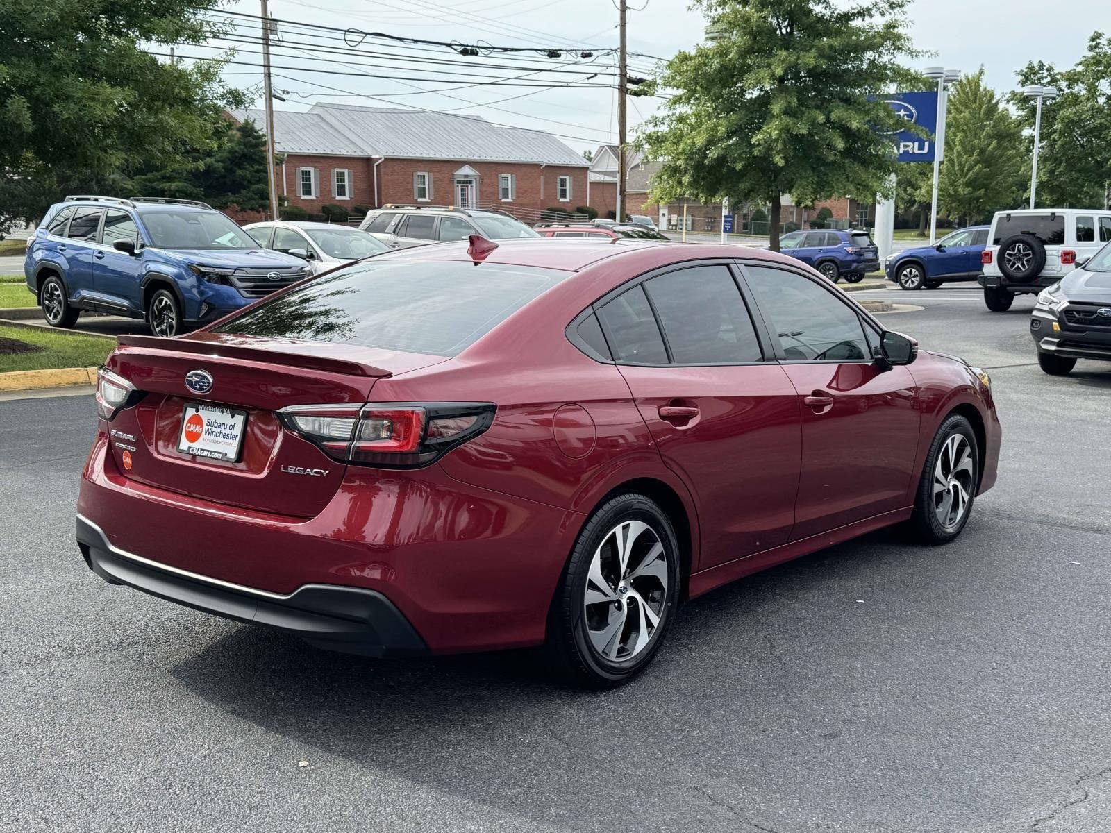 Certified Used 2023 Crimson Red Pearl Subaru Premium image 2