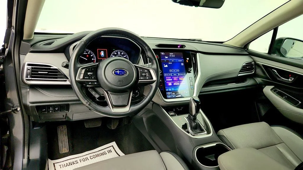 Used 2022 Magnetite Gray Metallic Subaru Limited CVT with Power Moonroof, HSW, Navigation System & More image 13