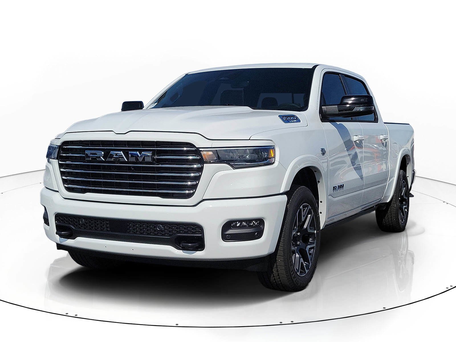 New 2026 Bright White Clear-Coat Exterior Paint RAM Laramie image 1
