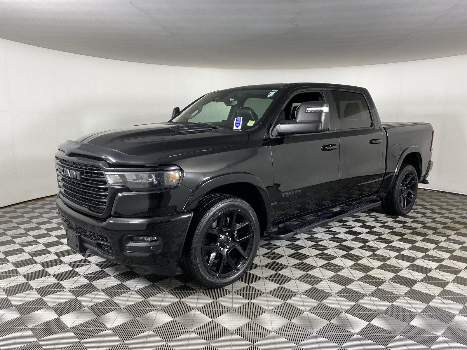 Used 2025 Diamond Black Crystal Pearlcoat Ram Laramie image 13