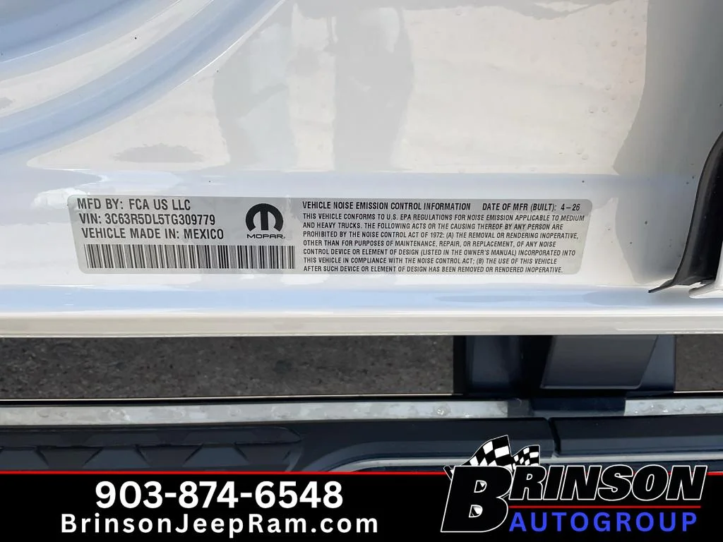 New 2026 Bright White Clearcoat Ram Lone Star image 19