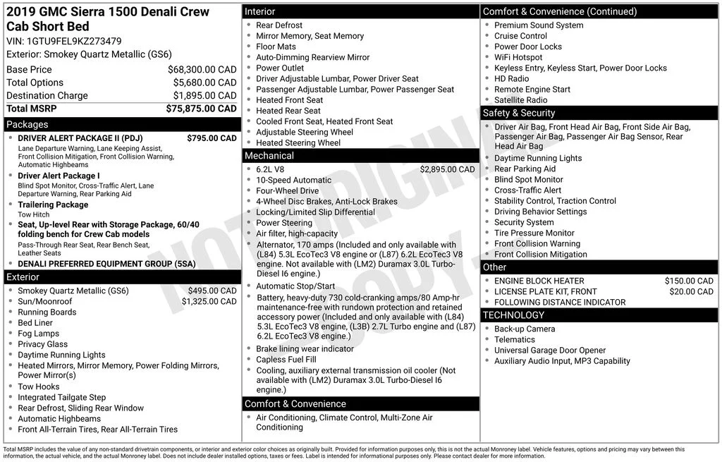 Used 2019 Brown GMC Denali image 5