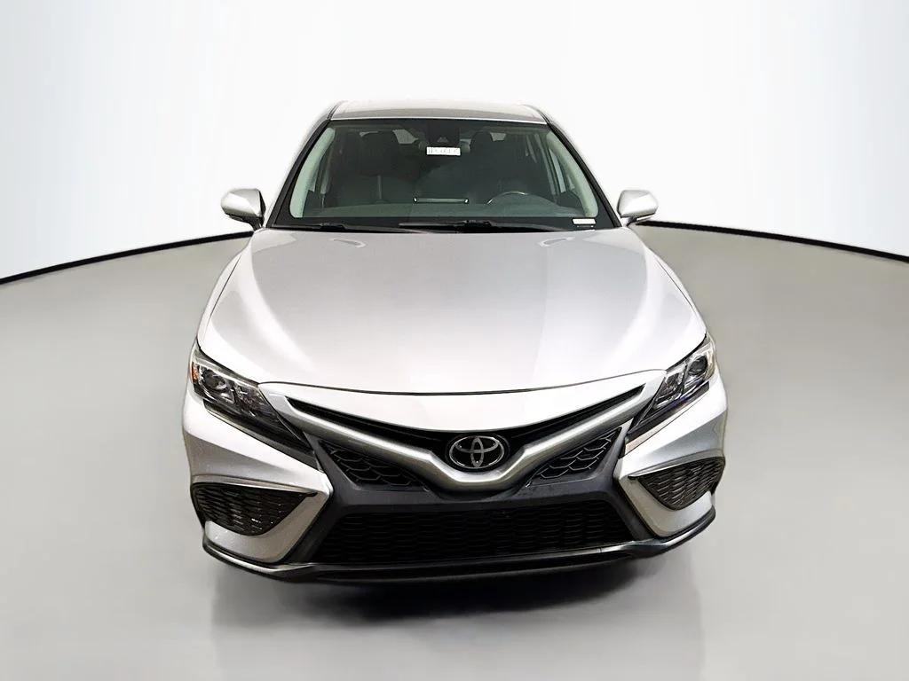 Used 2024 Celestial Silver Metallic Toyota SE image 2