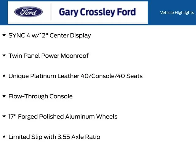 Used 2026 Agate Black Metallic Ford Platinum image 26