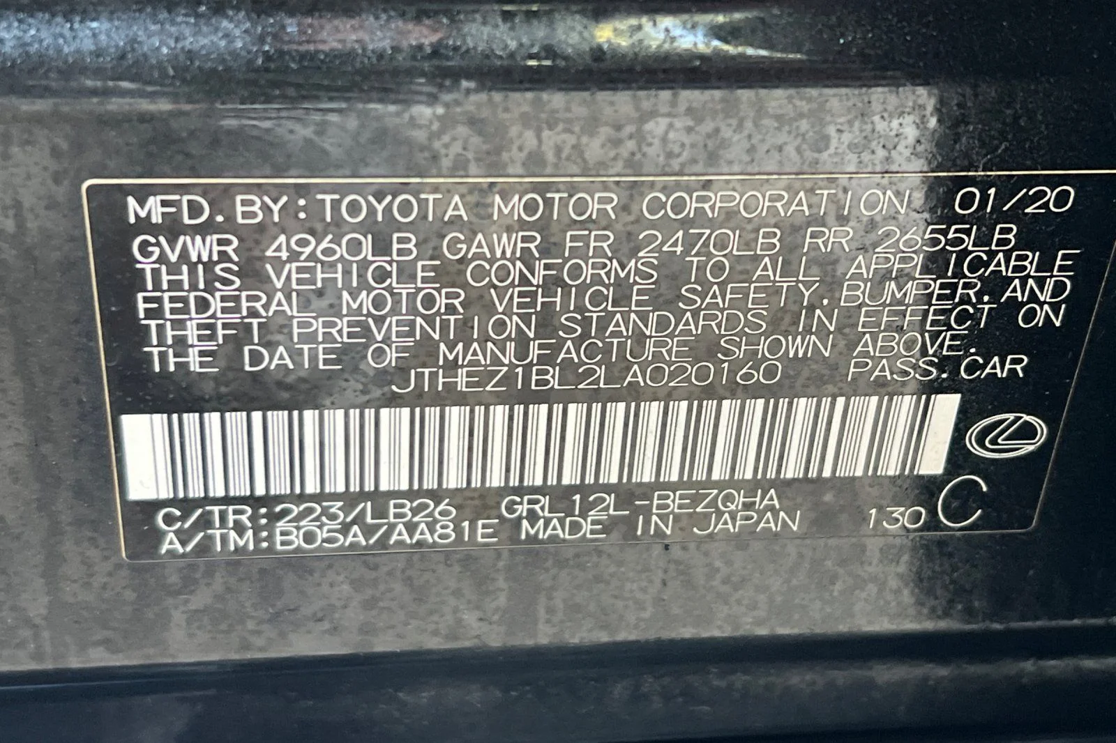 Used 2020 Black Lexus 350 F Sport image 29