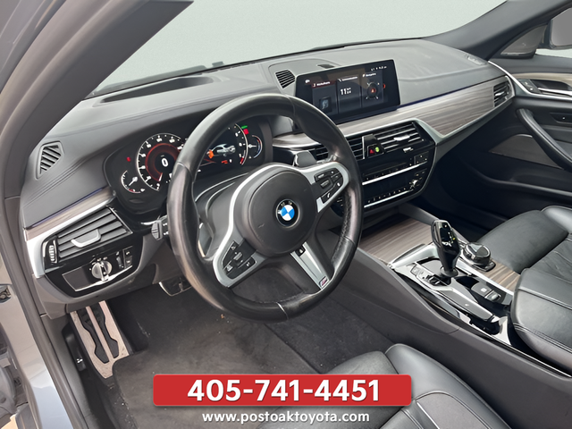 Used 2018 Blue BMW M550i xDrive image 11