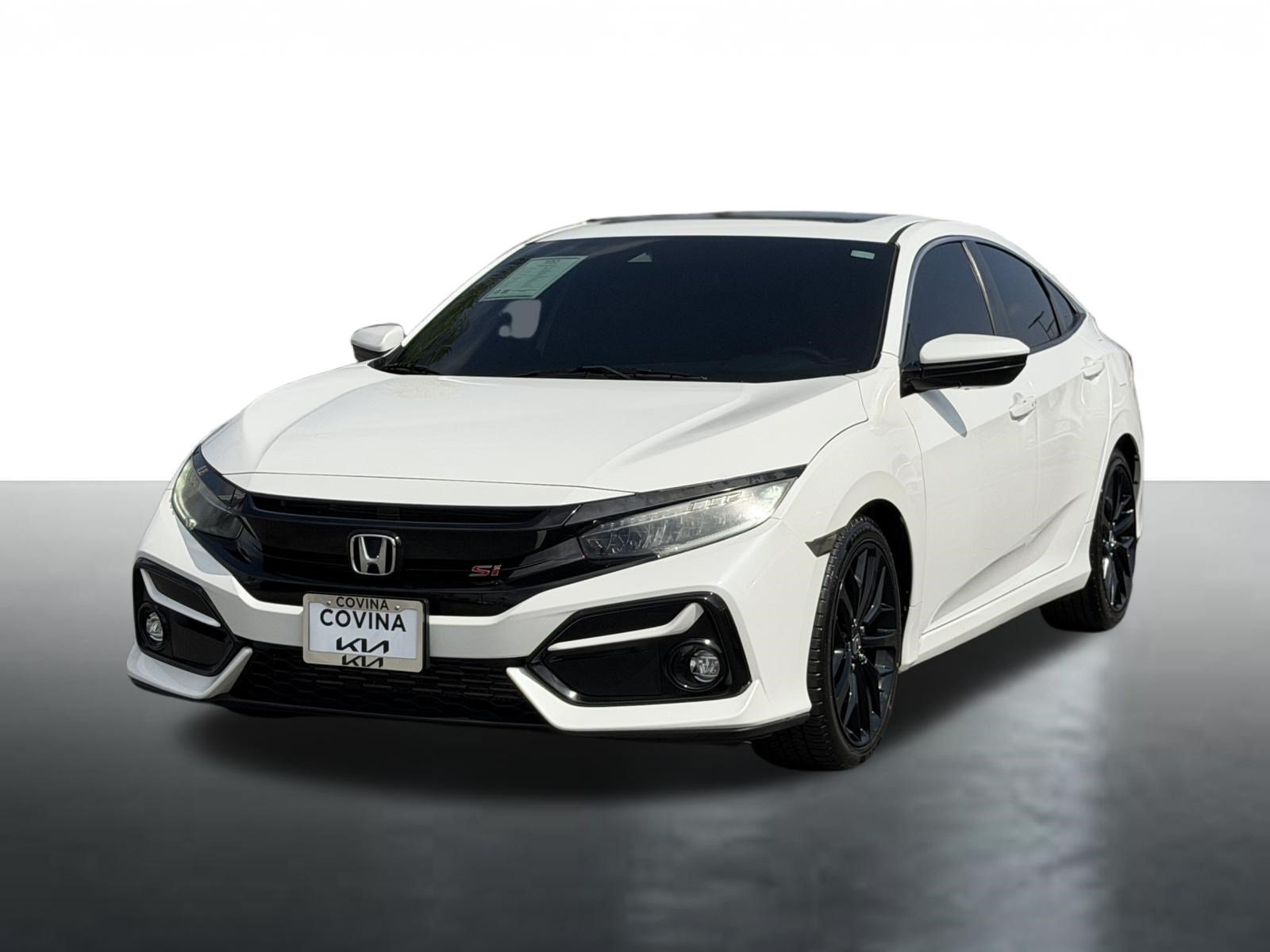 Used 2020 Platinum White Pearl Honda Si image 4