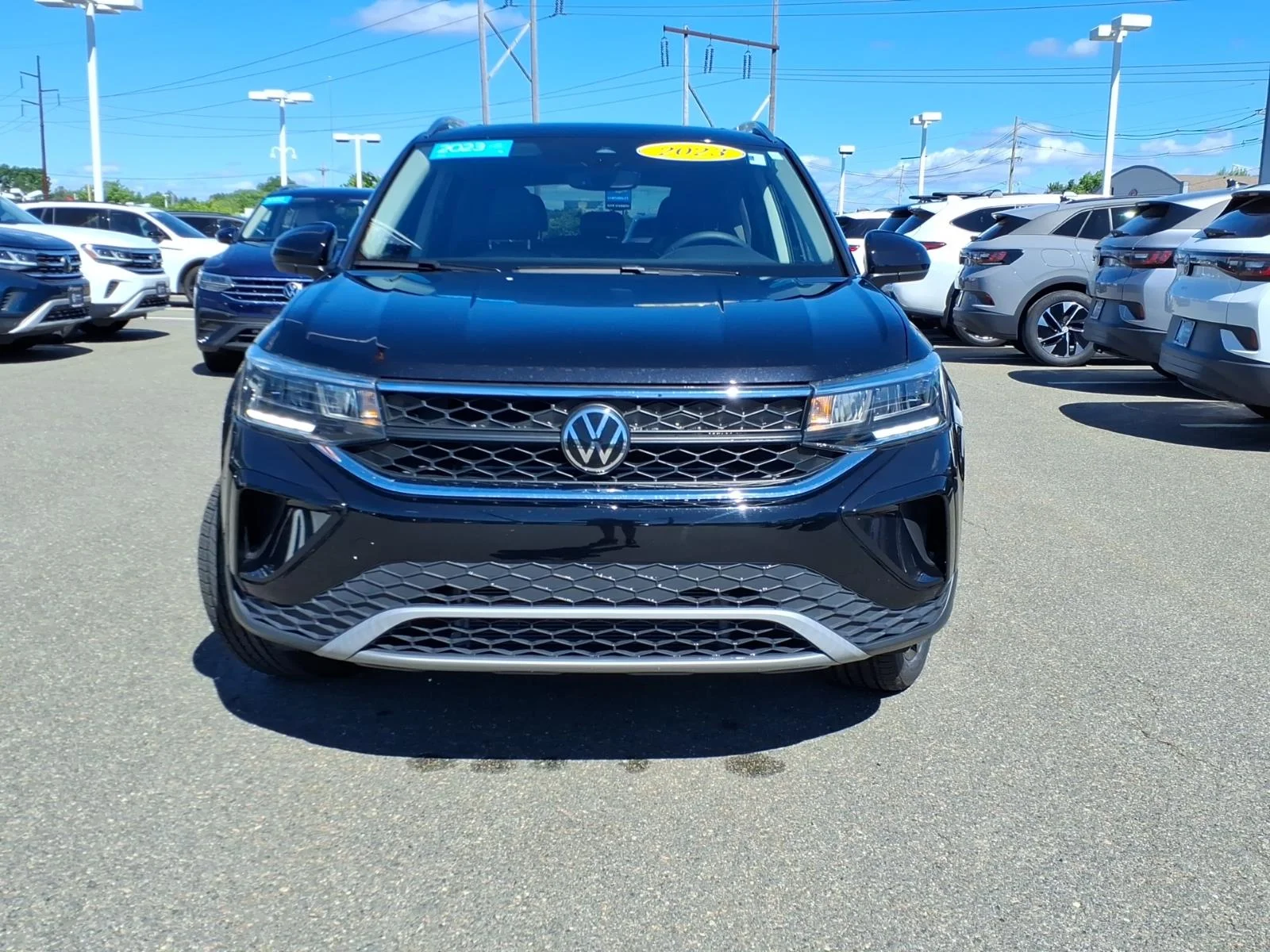 Certified Used 2023 Deep Black Pearl Volkswagen SE image 2