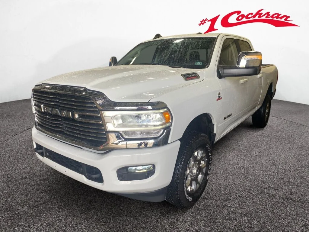 Used 2024 Bright White Clearcoat Ram Laramie image 28