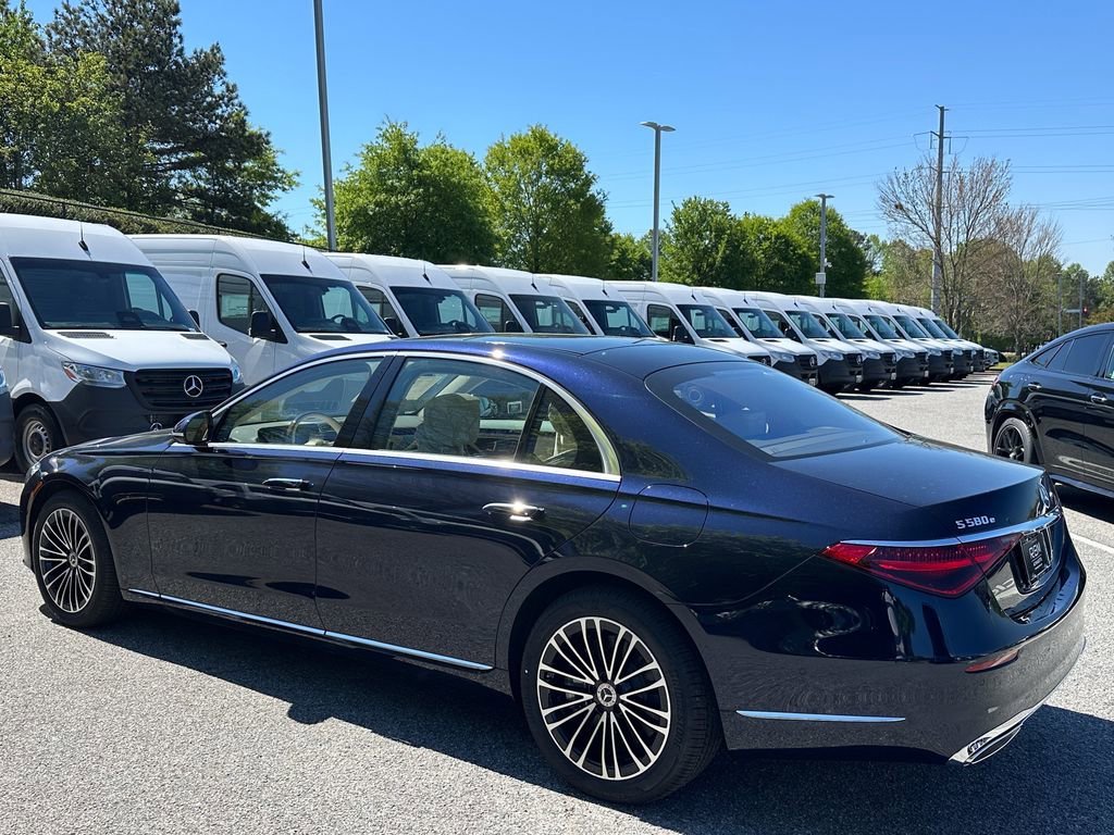 New 2026 Nautical Blue Metallic Mercedes-Benz S 580e image 6