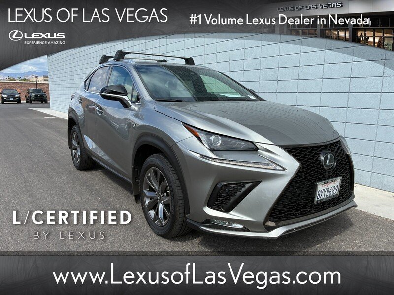 Certified Used 2021 Silver Lexus 300 F Sport image 1