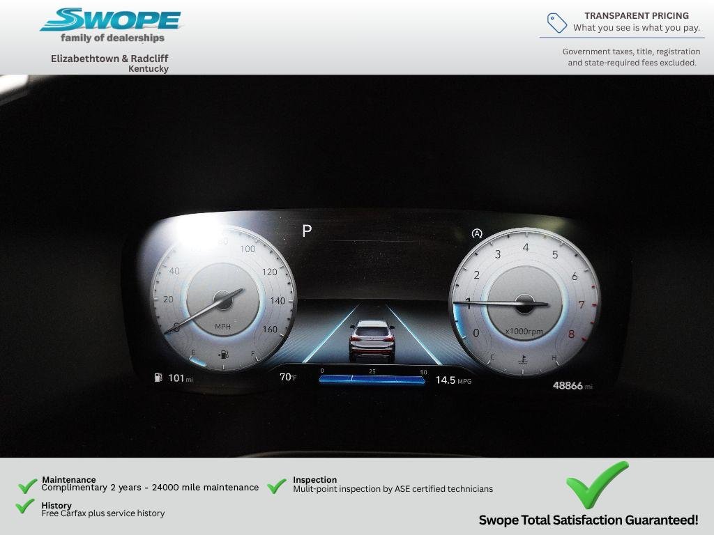 Used 2022 Calypso Red Hyundai SEL image 18