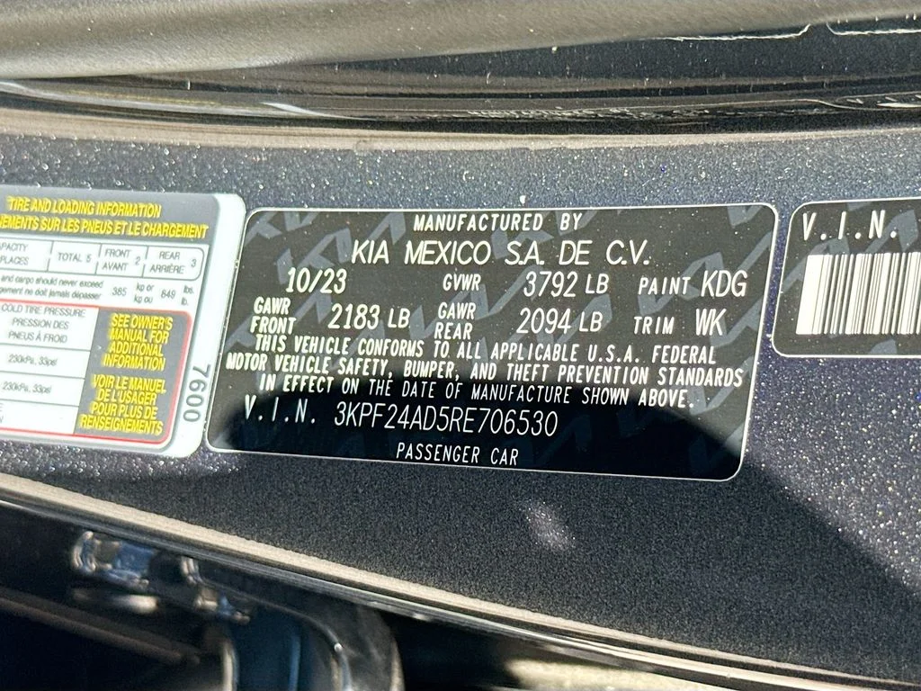 Used 2024 Gray Kia LX image 35