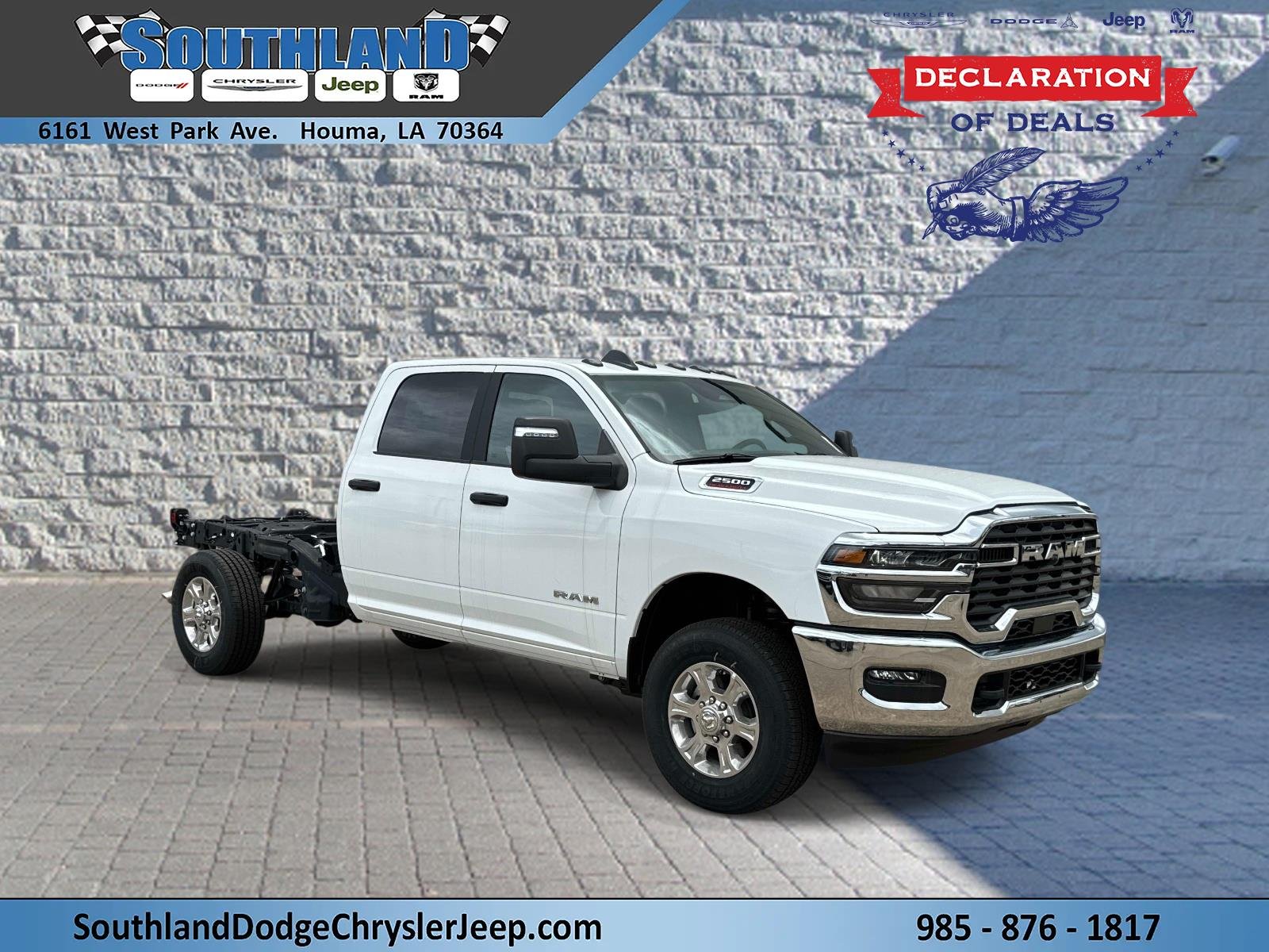 New 2026 Bright White Clear-Coat Exterior Paint RAM Big Horn image 1
