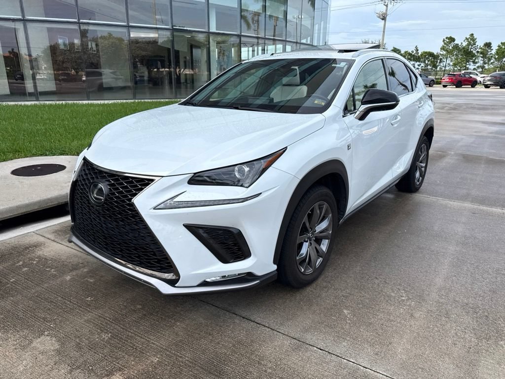 Used 2021 Ultra White Lexus NX 300 F SPORT image 3