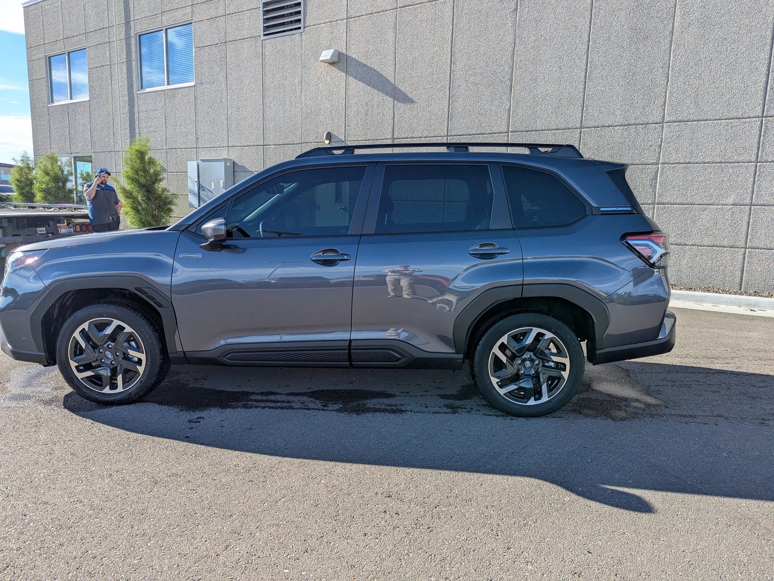 Used 2025 Magnetite Gray Metallic Subaru Premium Hybrid image 8