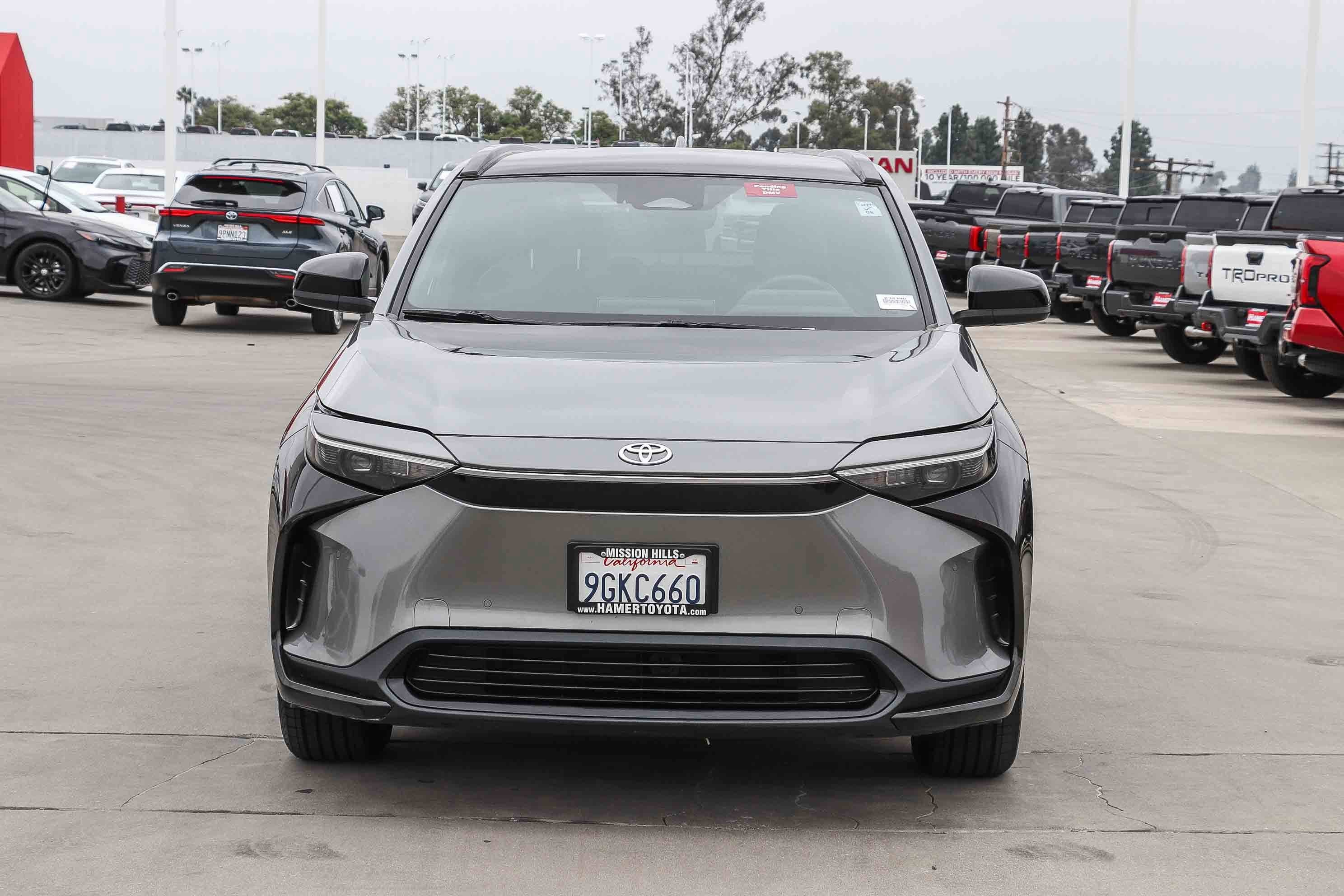 Used 2023 Toyota bZ4X XLE with VIN JTMAAAAA4PA009576 for sale in Los Angeles, CA