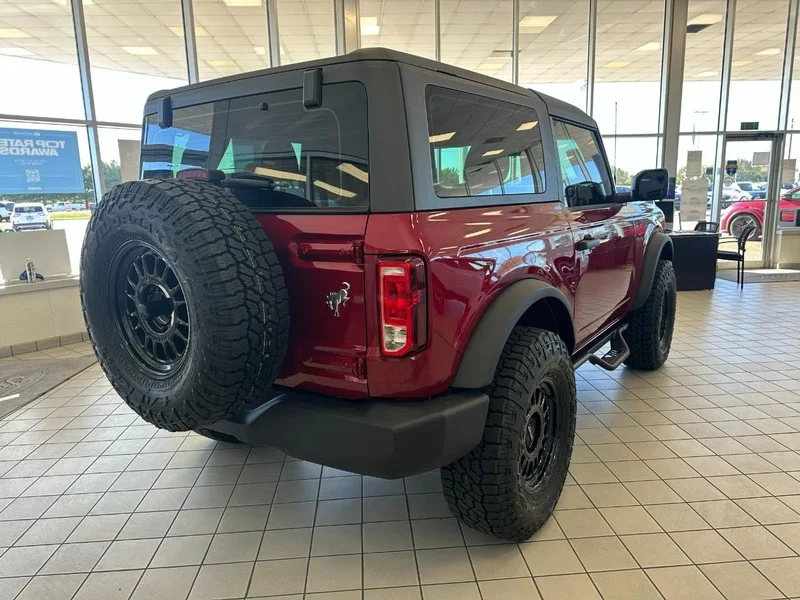 New 2025 Ruby Red Metallic Tinted Clearcoat Ford Base 2 Door 4x4 image 3