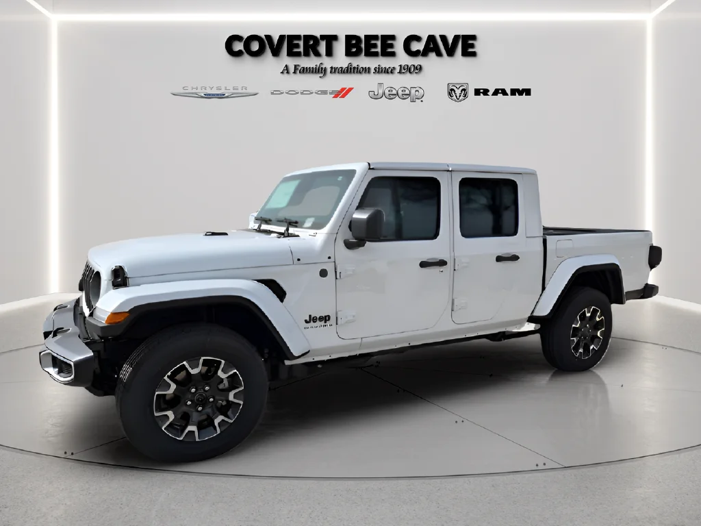 New 2026 Bright White Clear-Coat Exterior Paint Jeep Sahara image 8
