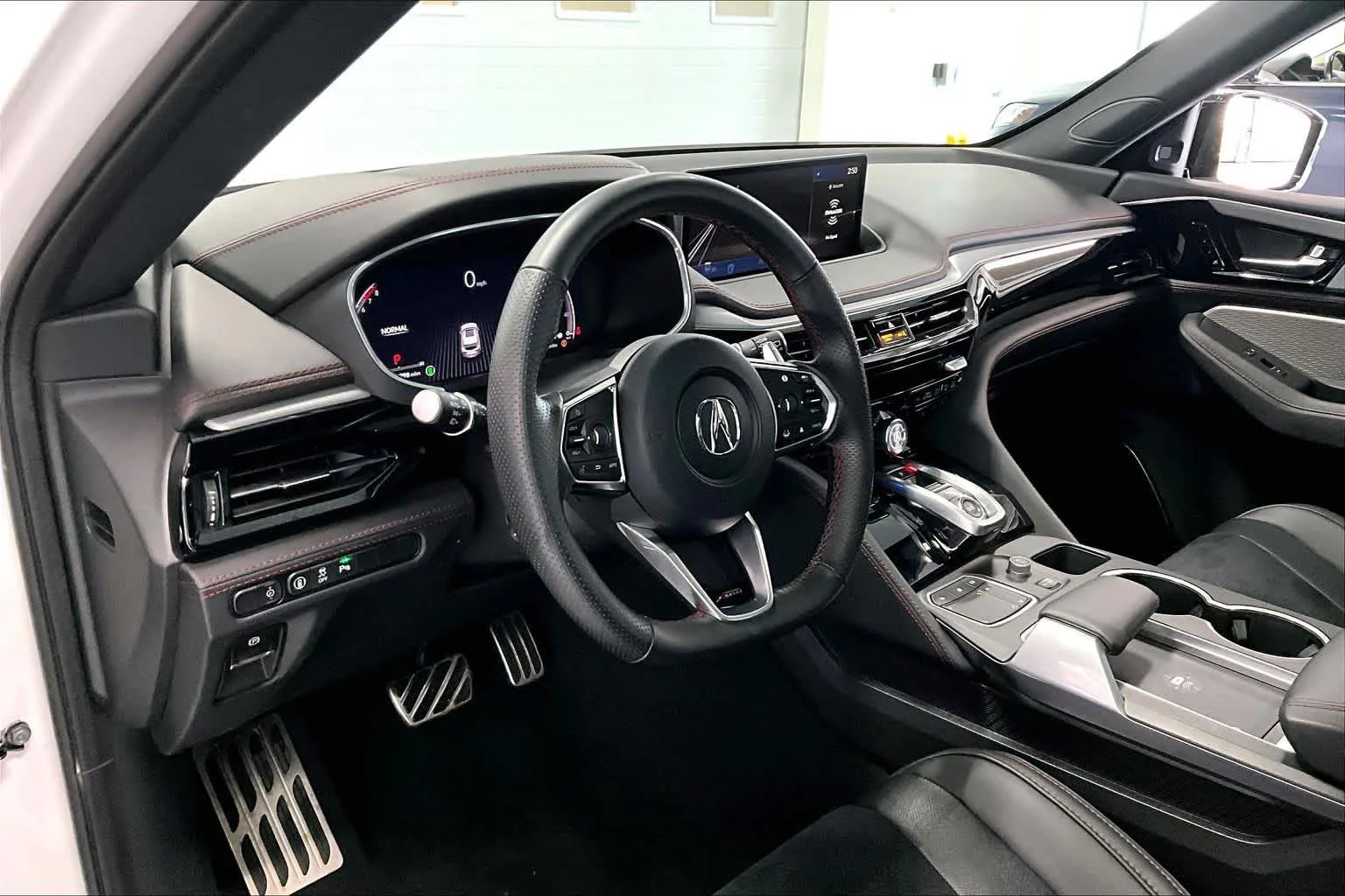 Used 2023 Platinum White Pearl Acura SH-AWD with A-Spec Package image 2