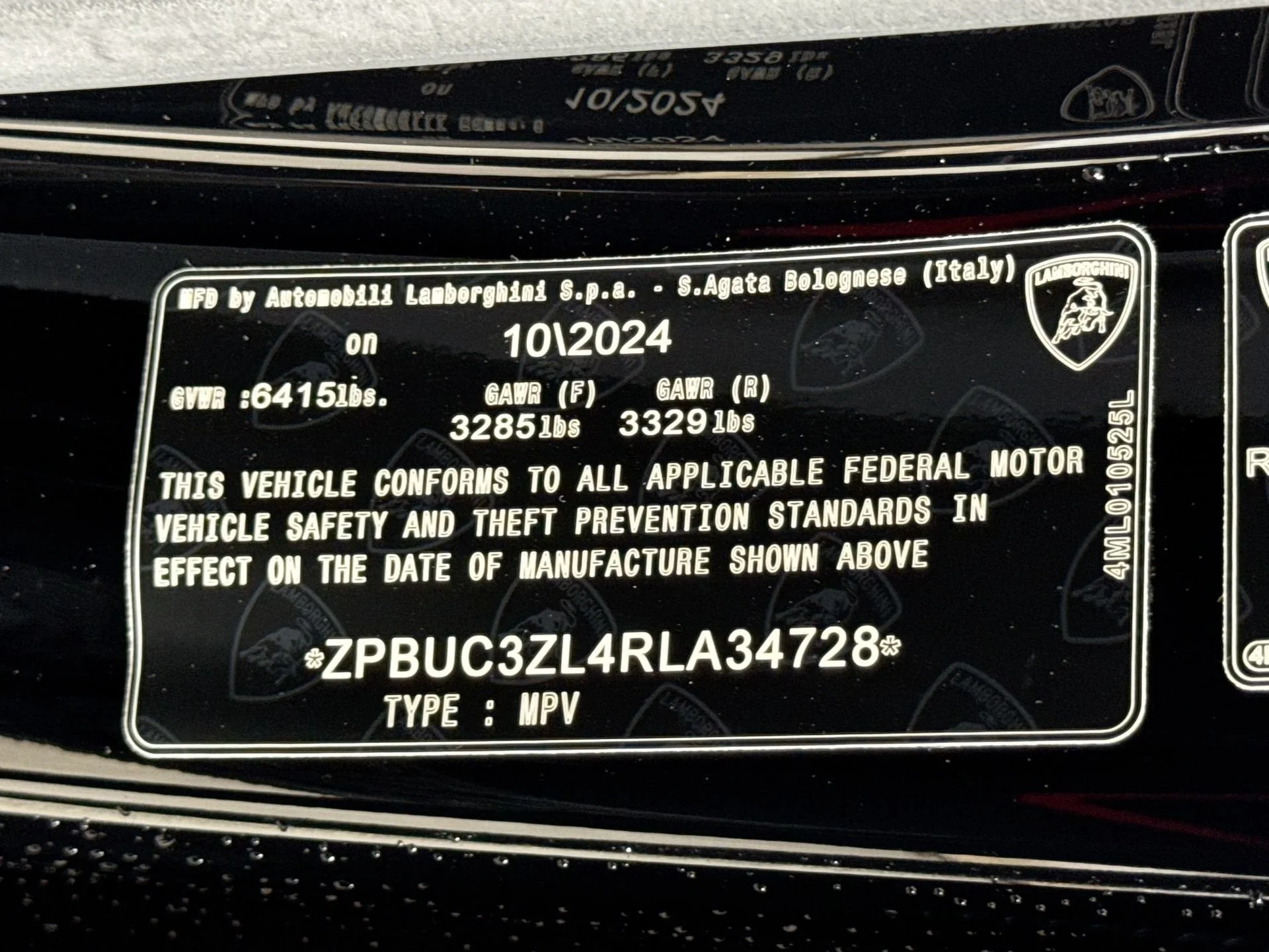 Used 2024 Nero Noctis Metallic Lamborghini Performante image 29