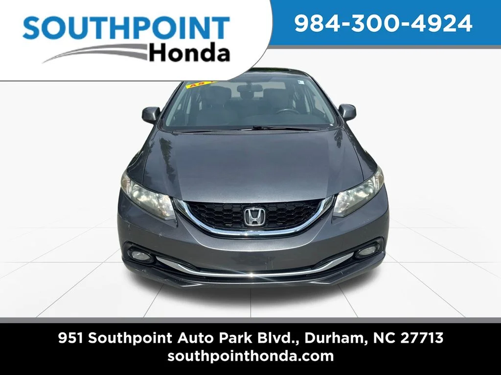 Used 2013 Honda Civic EX-L with VIN 19XFB2F9XDE016788 for sale in Durham, NC