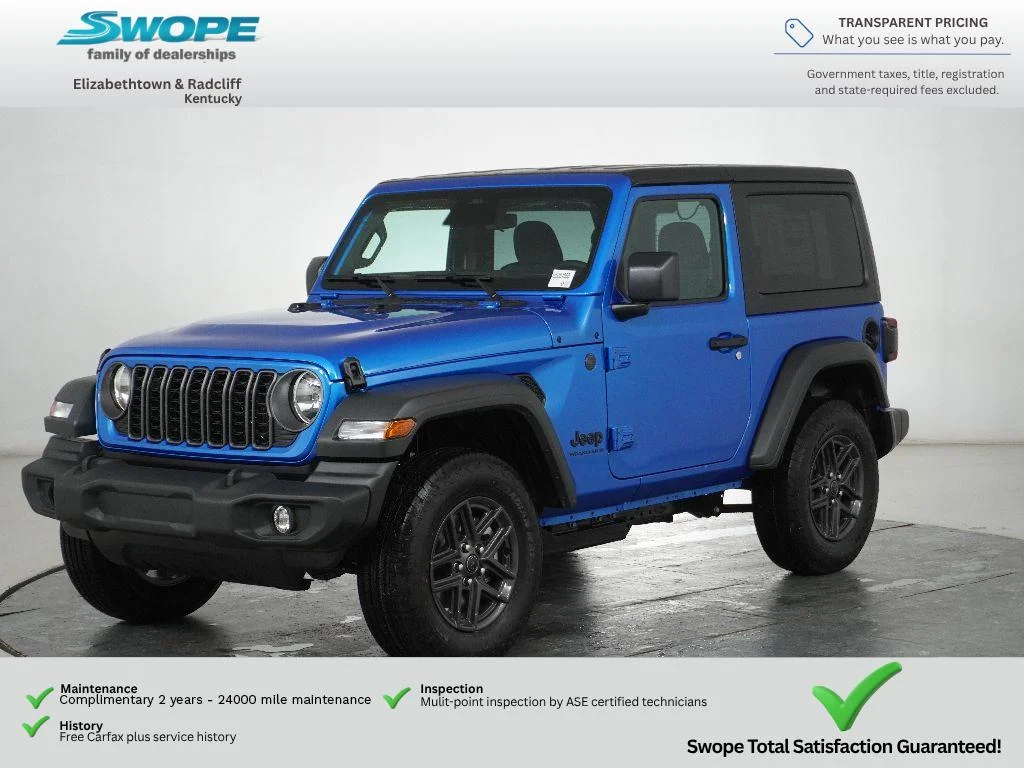 New 2026 Hydro Blue Pearl-Coat Exterior Paint Jeep Sport S image 12