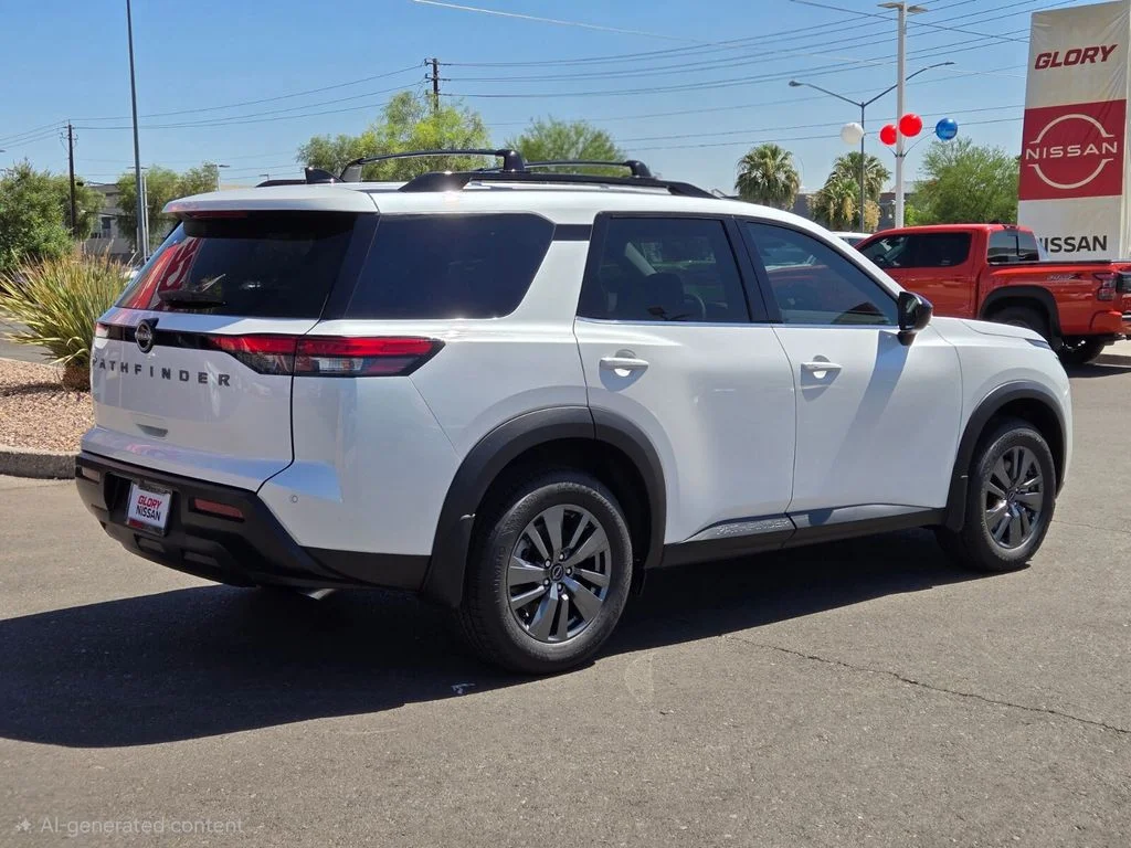 New 2026 Everest White Pearl TriCoat Nissan SV image 5