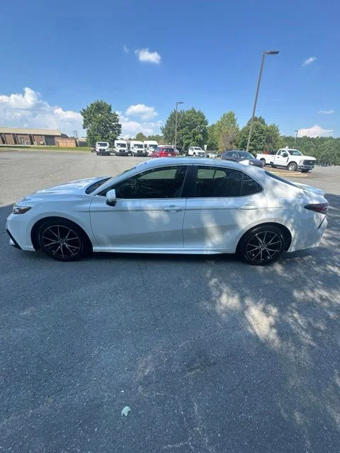 Used 2021 White Toyota SE image 2