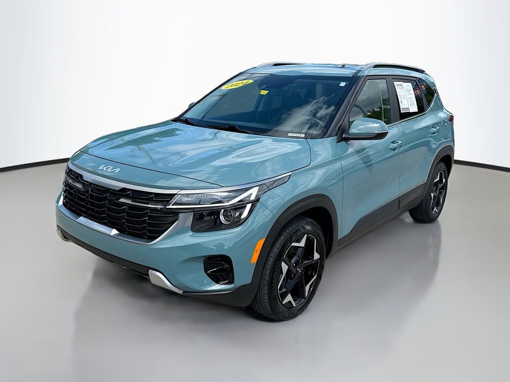 Used 2024 Pluton Blue Kia EX image 3