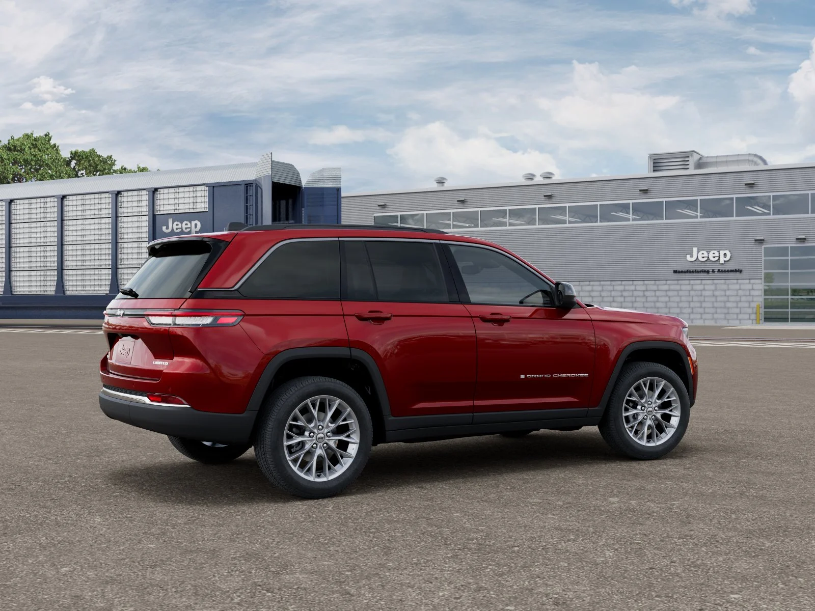 New 2027 Red Hot Pearlcoat Jeep Limited image 2