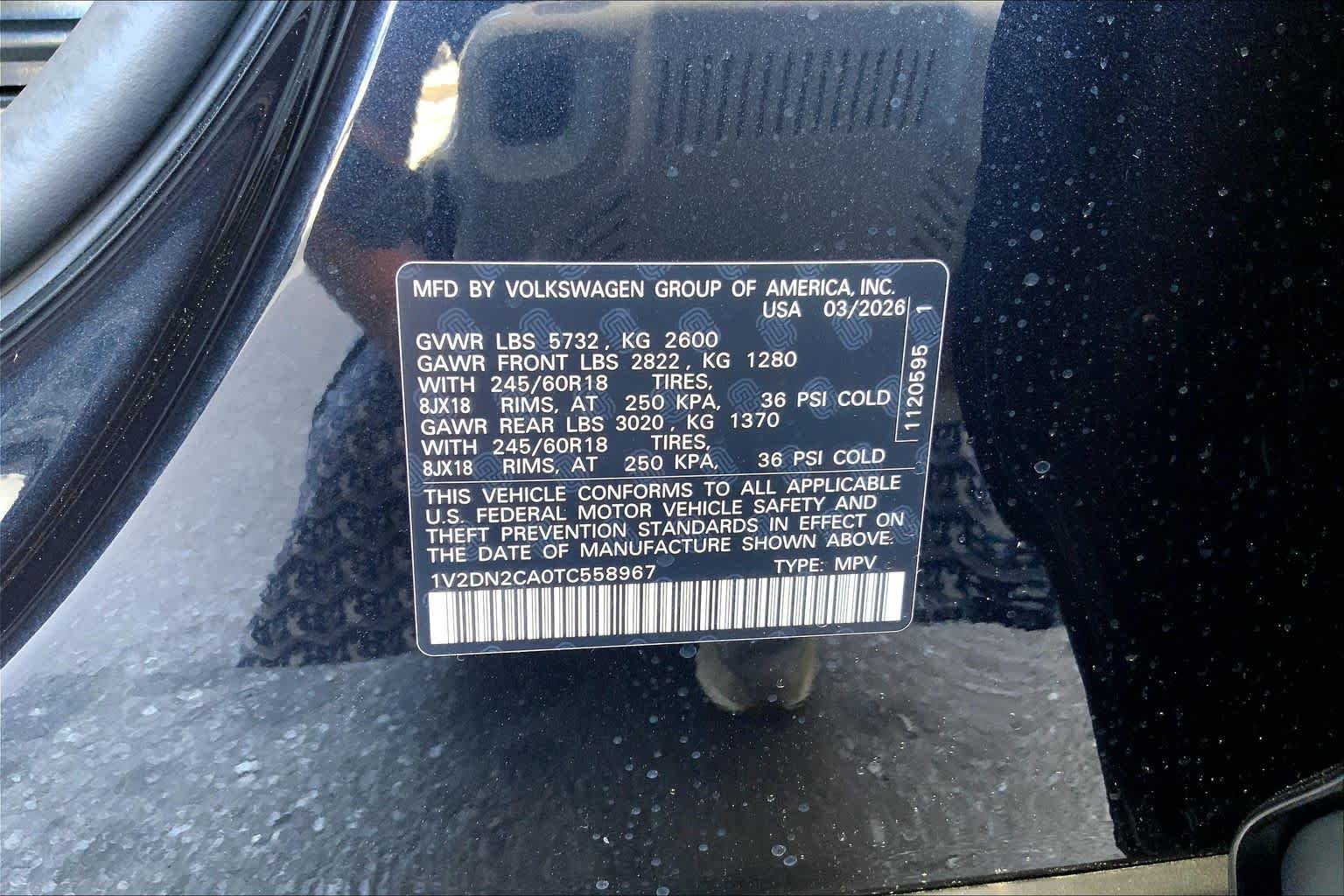 New 2026 Deep Black Pearl Volkswagen 2.0T SE image 21