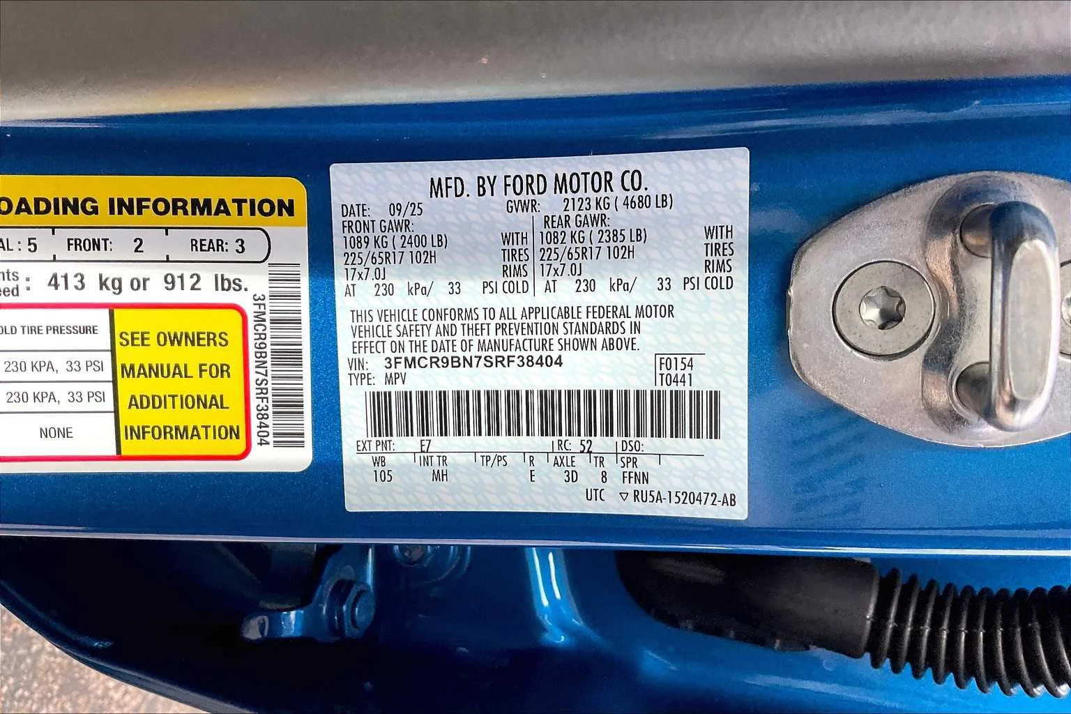 New 2025 Velocity Blue Metallic Ford Big Bend® image 18