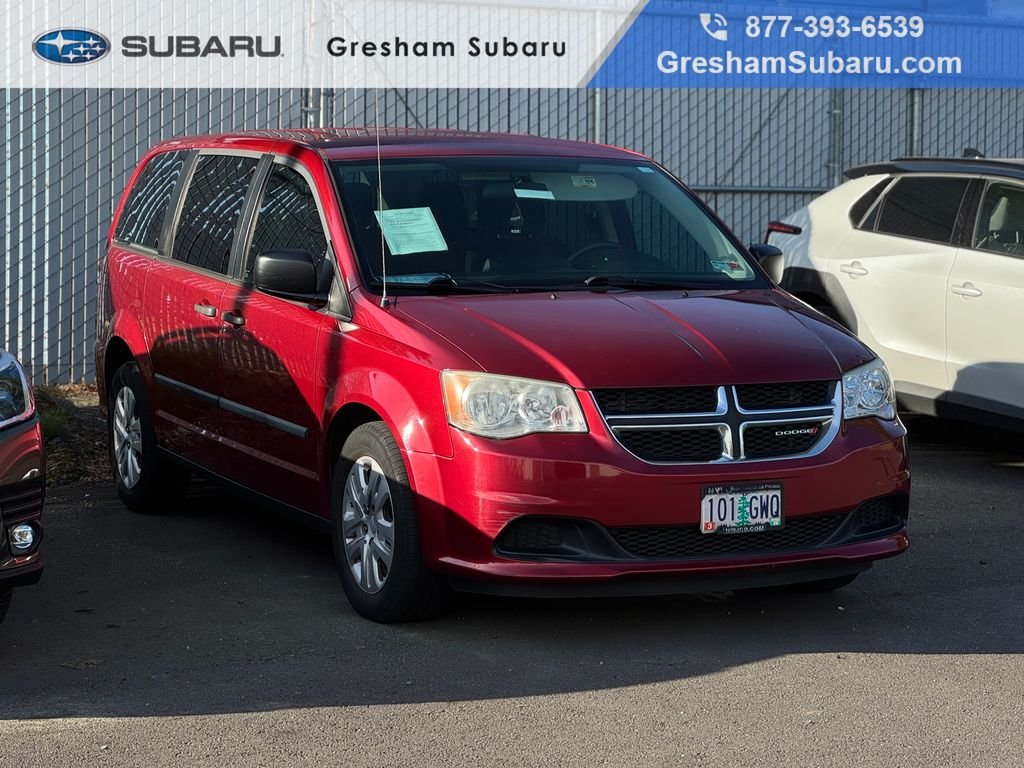 Used 2014 Deep Cherry Red Crystal Pearlcoat Dodge AVP image 1