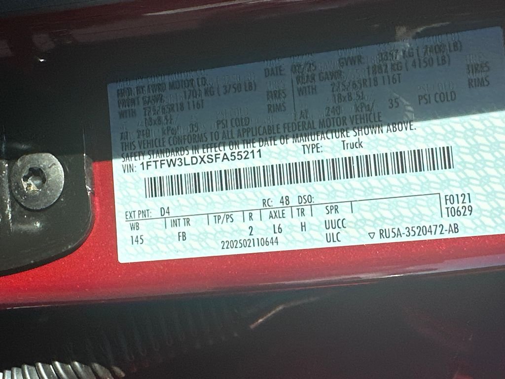 New 2025 Red Ford XLT image 31
